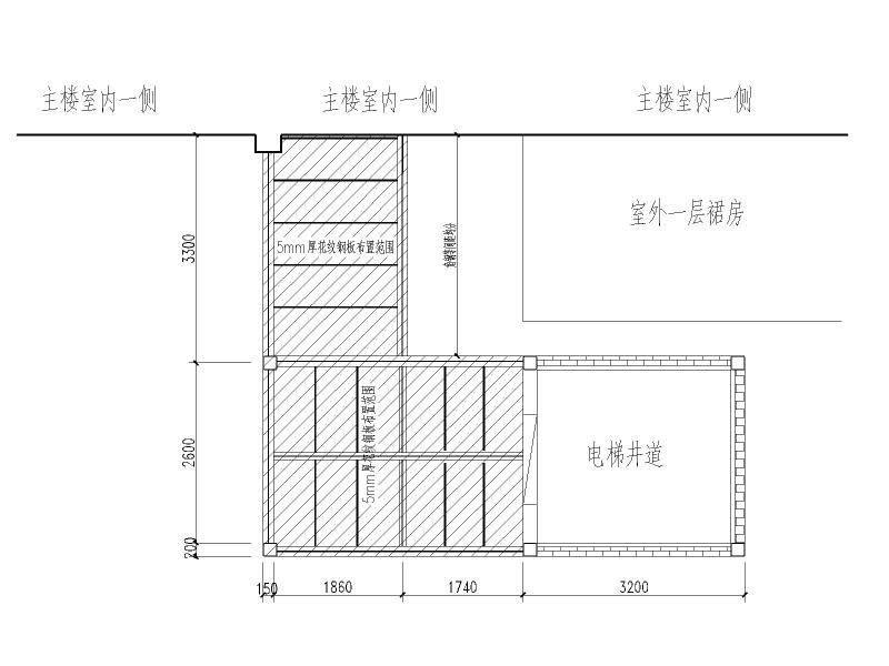 标高4.800、8.160、11.585米楼面板布置图