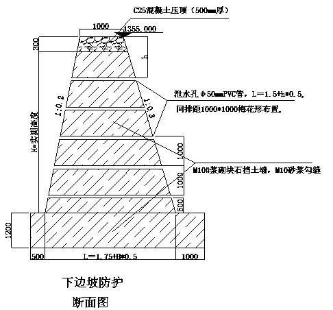 挡土墙施工组织设计 - 1