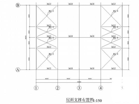 单层轻钢结构厂房图 - 4