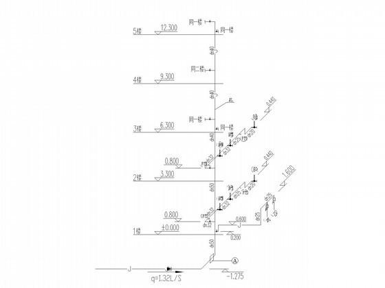 学校办公楼给排水 - 2