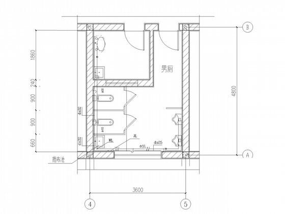 学校办公楼给排水 - 3