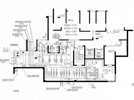 地下车库建筑施工图 - 4