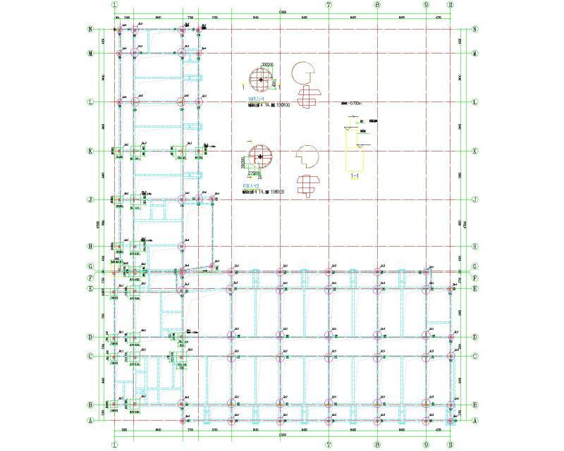 基础平面布置图