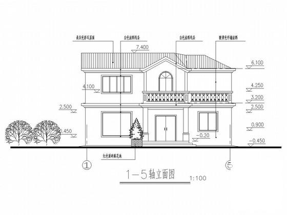 钢结构别墅结构图 - 1