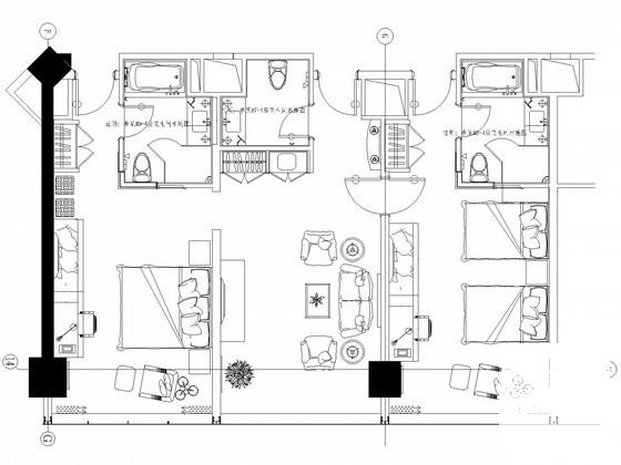 酒店套房施工图 - 1