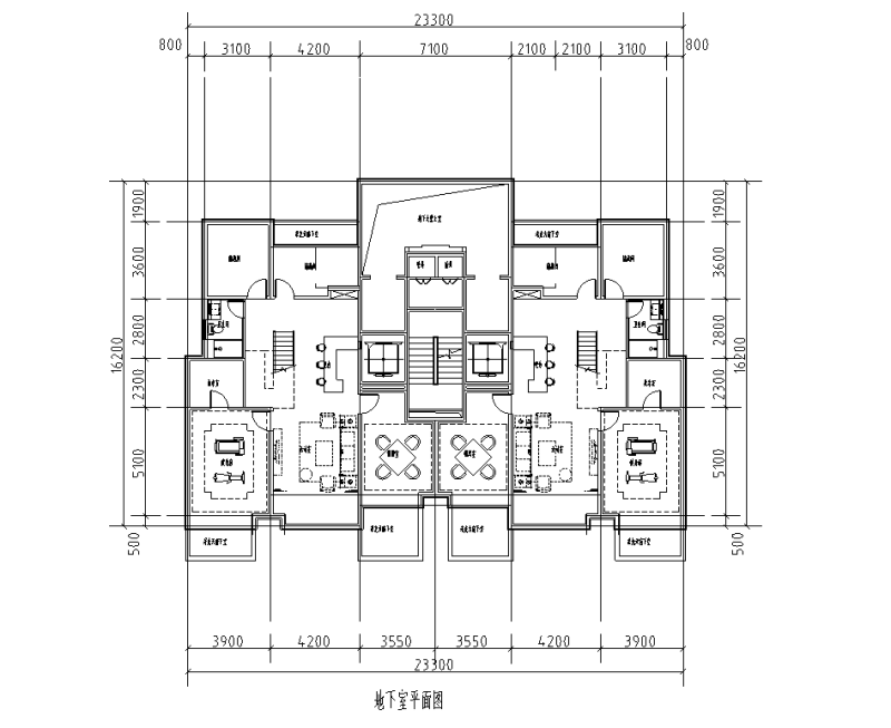 双电梯18层住宅户型图设计 (1)