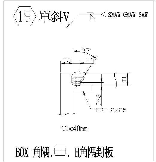 斜接与L接节点设计构造cad详图 - 1