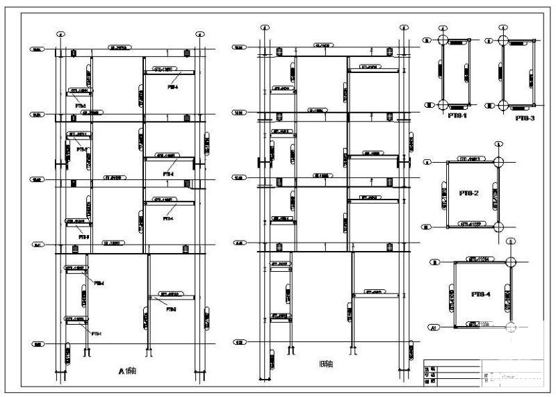 民用建筑钢梯节点构造详图纸cad - 1