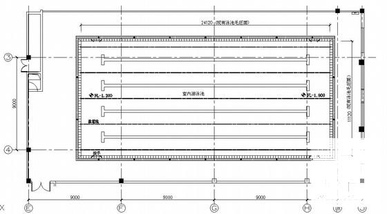 室内游泳池施工图 - 4