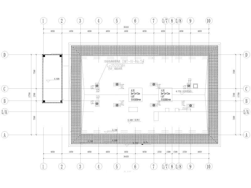 屋顶通风及防排烟平面图