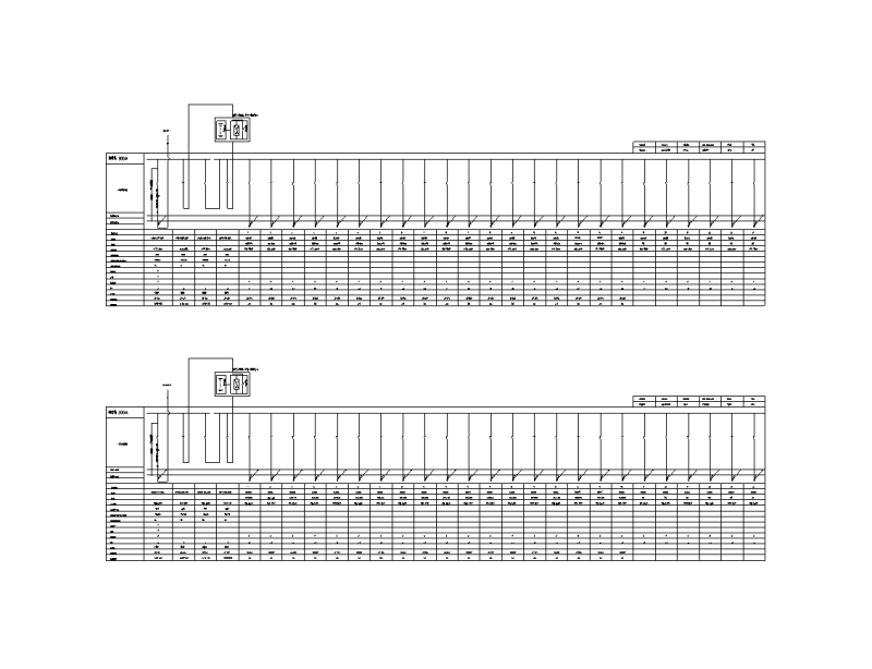 N110型列头柜接线配置图