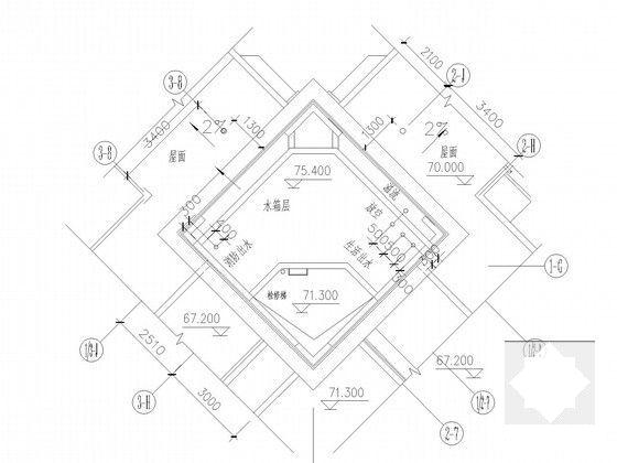 地下室排水平面图 - 4