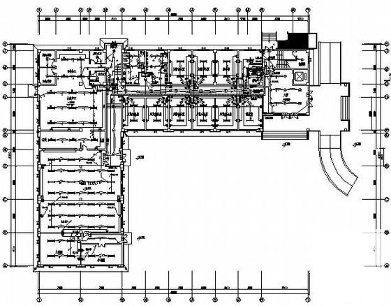 [CAD]污水处理公司5层综合办公楼电气图纸（二级负荷）