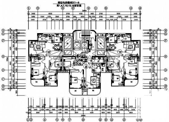 高层小区建筑施工图 - 2