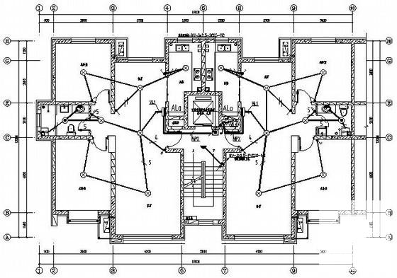 单元住宅楼电气 - 3