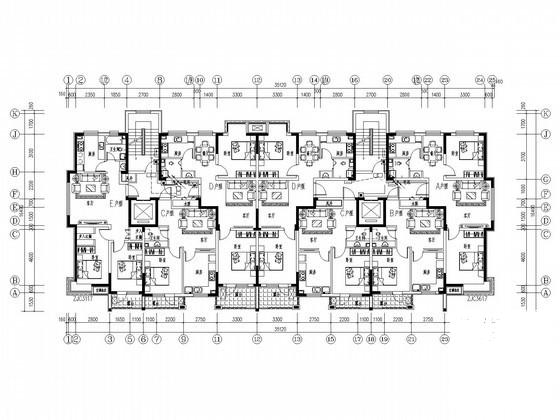 单元式住宅施工图 - 2