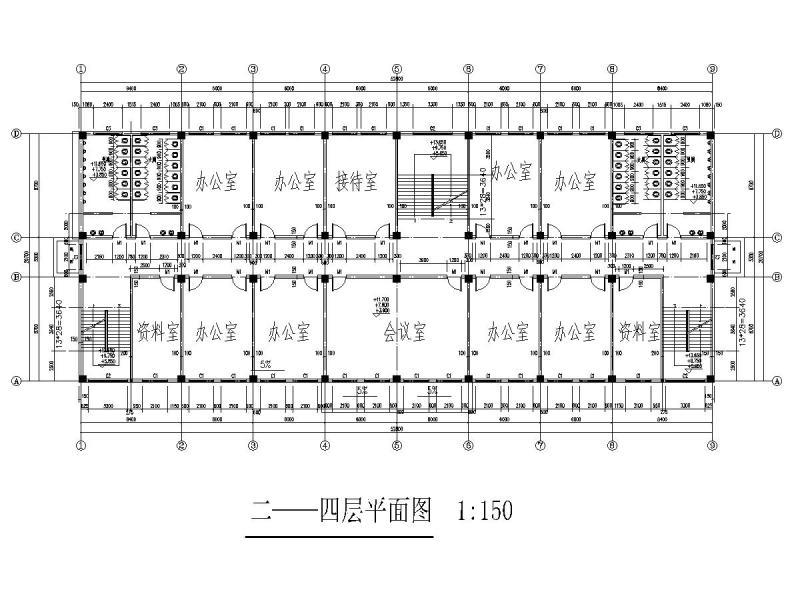 中学办公楼设计 - 2