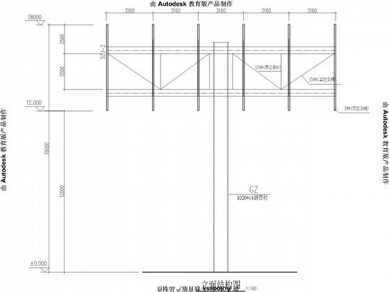 立柱广告牌施工图 - 4