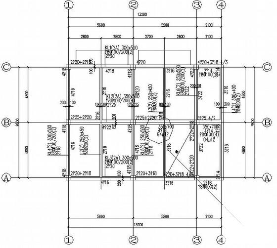 建筑结构配筋图 - 2
