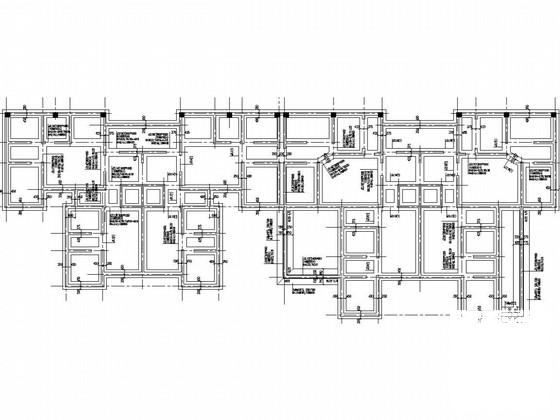 筏板平面配筋图 - 2