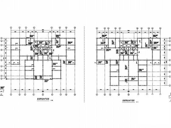 筏板平面配筋图 - 5