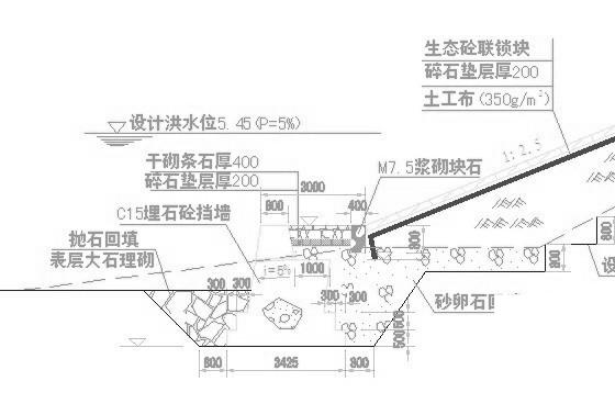 防洪堤施工 - 2