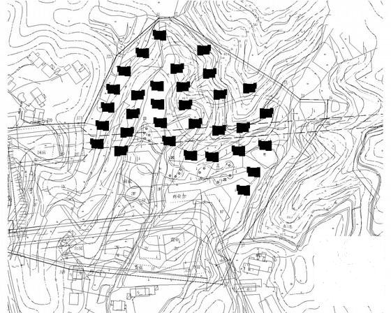 别墅区规划总平面图 - 1