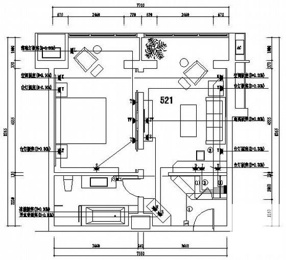 宾馆装修设计施工图 - 4