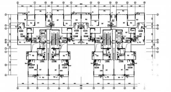 30层小区给排水设计CAD施工图纸(自动喷淋灭火系统)