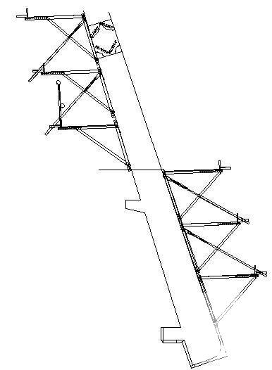 三脚架系统节点构造详图纸cad - 1