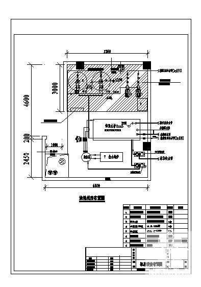 室内游泳池设计图纸 - 3