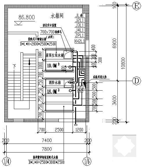 商住楼平面图 - 4