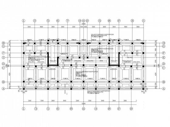 地基梁配筋 - 1