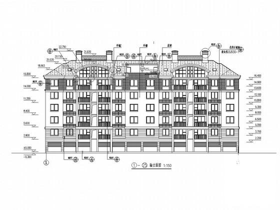 住宅楼建筑结构图 - 1