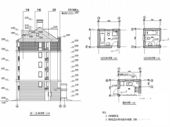 住宅楼建筑结构图 - 5