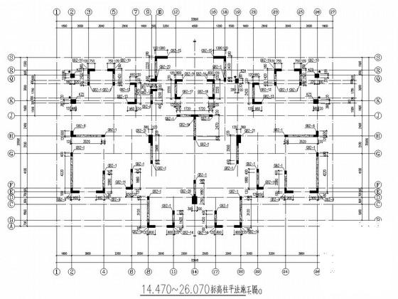 筏板基础配筋图 - 2