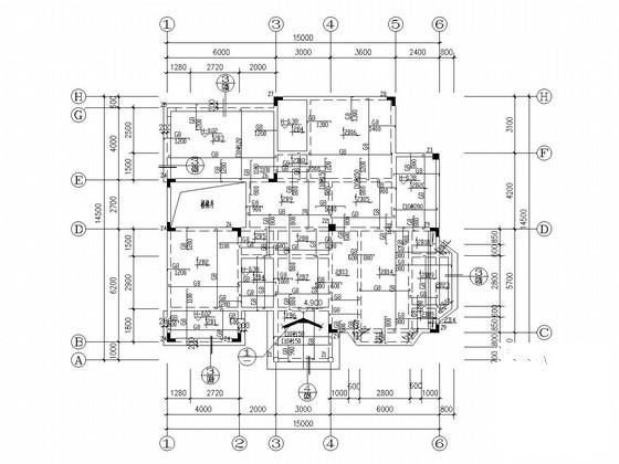 框架结构施工平面图 - 3