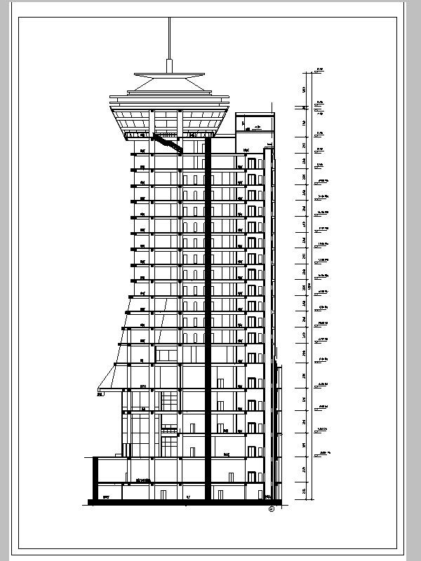 四星级酒店建筑设计 - 1