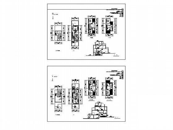 联排别墅户型平面图 - 3