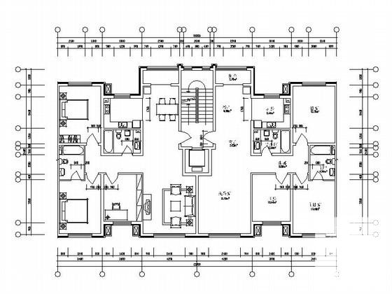 小高层住宅户型图 - 1