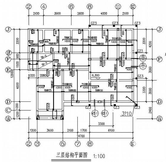 别墅屋面施工图 - 1