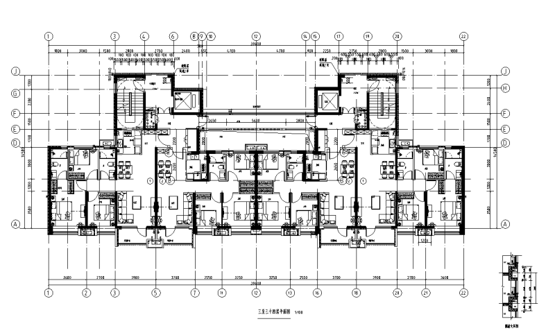3-34层平面图