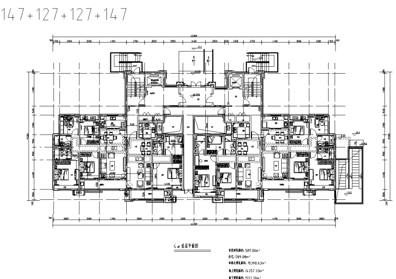 现代风住宅+商业户型图设计 (3)