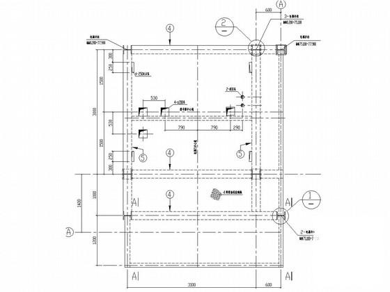 电梯井道结构施工图 - 1