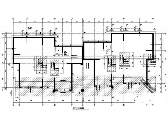 筏板基础配筋图 - 1