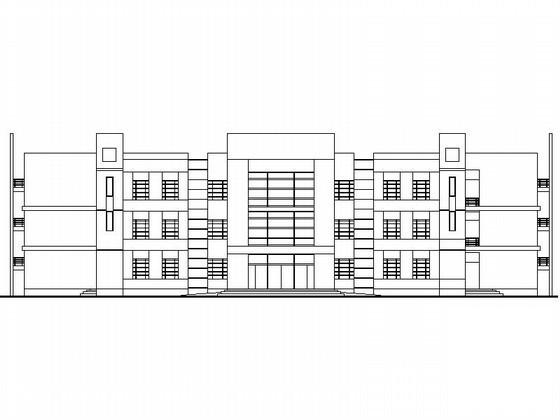 中学教学楼平面图 - 1
