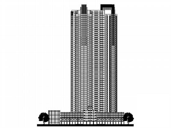 高层建筑设计施工图 - 4