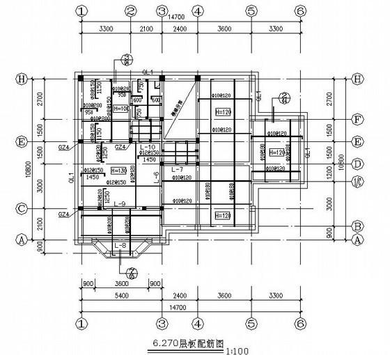 别墅屋面施工图 - 1