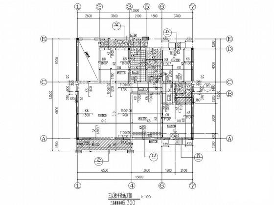 住宅建筑平面施工图 - 6