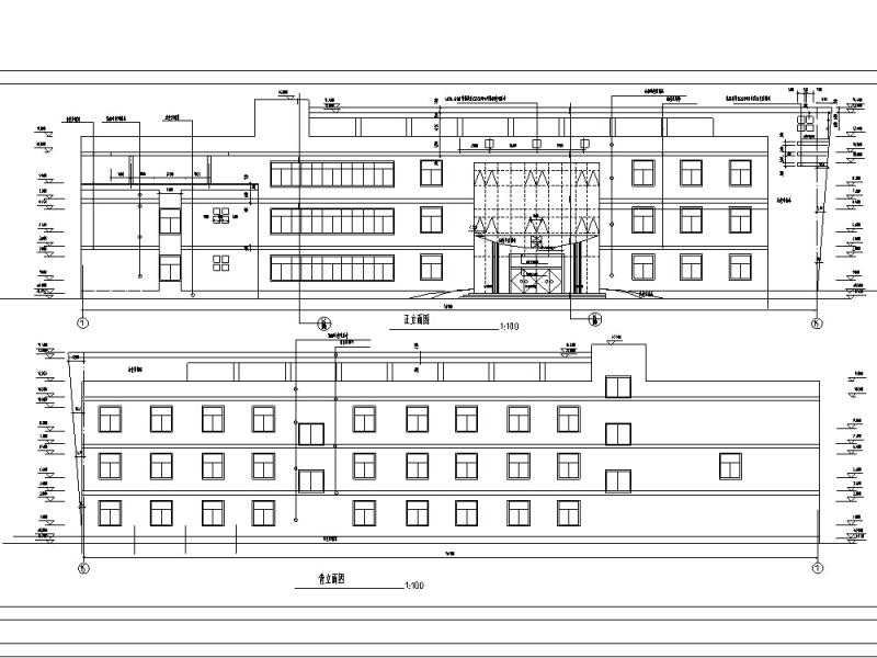 多层宾馆建筑设计 - 1